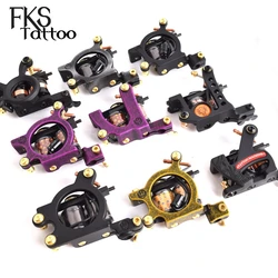 2pcs Tattoo Machine Coil Iron Frame Tatoo Machine 1pc Liner Machine Tattoo+1pc Shader Tattoo Gun 10 Wrap Tatto Machine