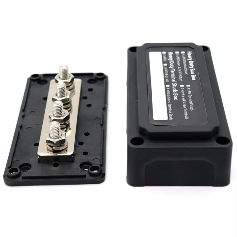 Bus Bar Box Board 300A High Current Busbar Automobiles Maximum Connection Amplifier Power for Case for Car RV Dropshipping