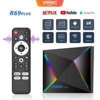 R69 Plus TV Box Android 14.0 Allwinner H728 Octa-core WIFI6 BT5.0+ 16GB 32GB 8K Home Theater Streaming Media Player Set Top Box 