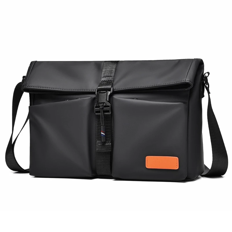 

New Fashionable Men's Single-shoulder Bag, Large-capacity Simple Crossbody Bag, Multi-functional Simple Horizontal Messenger Bag