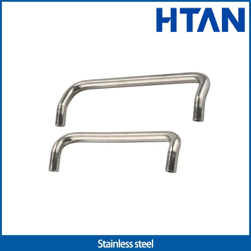 

3pcs 304 Stainless Steel New Hyperbolic Oblique Handle Rounded Handle Industrial Equipment Model Internal Thread