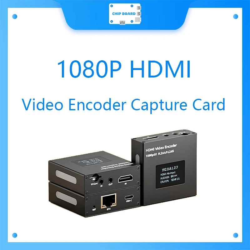 

Link Pi MiniENC1 HDMI-кодер Портативный потоковый HD 1080P60 RTSP RTMP H265 Прямая трансляция видеокодер Карта захвата