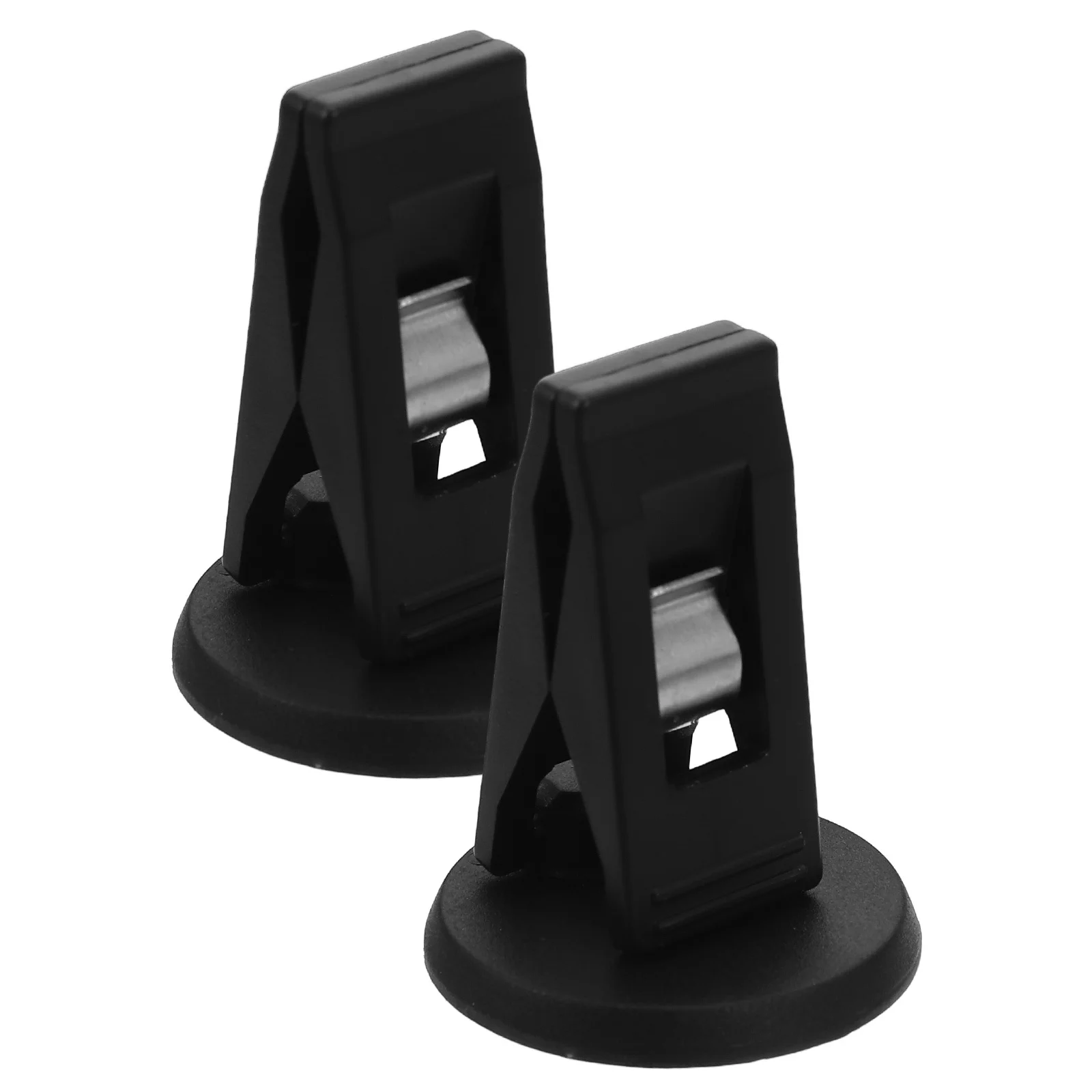 

2Pcs Clear Plastic Ticket Holder Clips Multi-Function Bill Folder for Car Window Notes Reminder Organizer