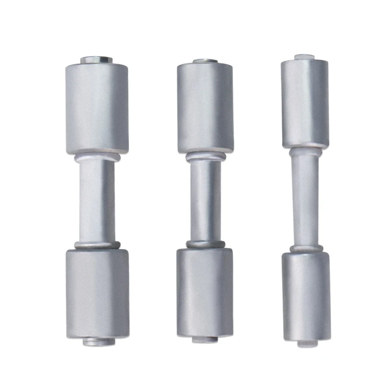 #6 #8 #10 AC Aluminum Fitting Straight Aluminum Beadlock Splice Fitting for A/C Reduced Barrier Hose 3/8 1/2 5/8