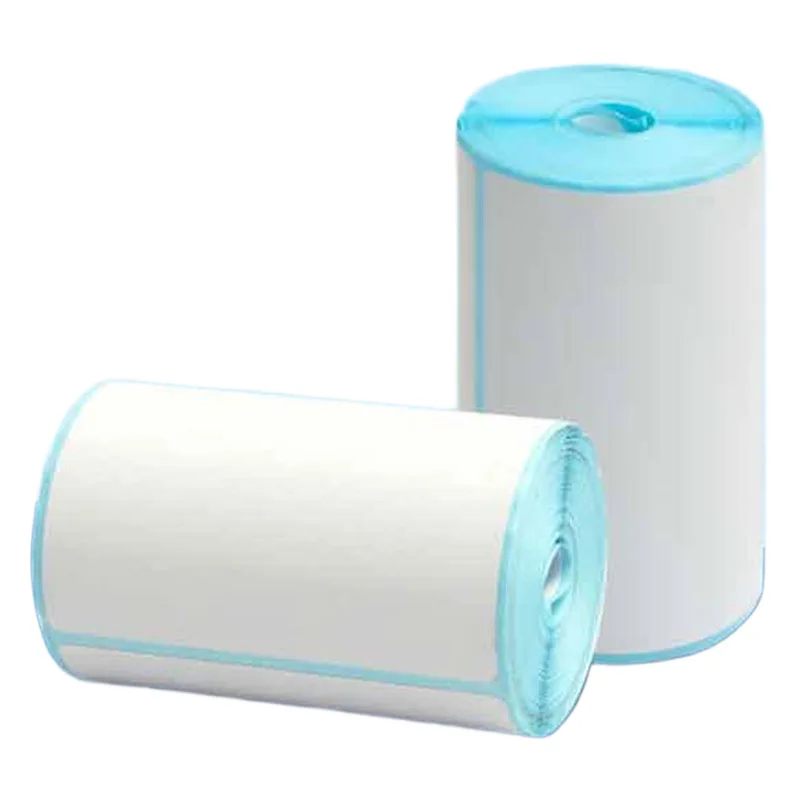 

Термобумага для этикеток шириной 60/70/75 мм, маленькие рулоны, самоклеящаяся бумага для печати, трехслойная бумага, водонепроницаемая.