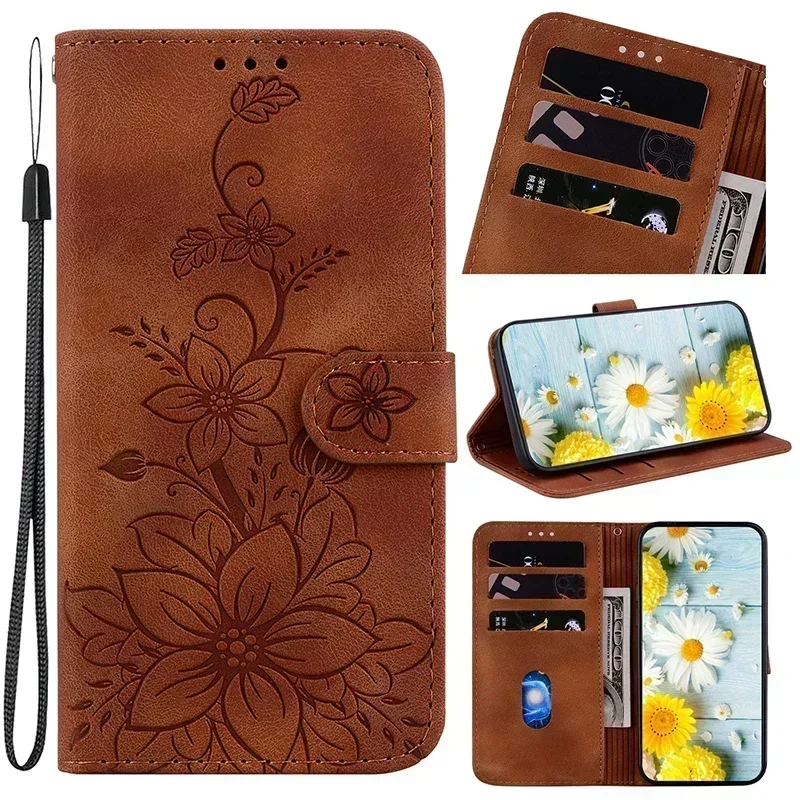 Leder-Handyhülle für Samsung Galaxy A56 A55 A54 A53 A52 A35 A36 A34 A26 A25 A23 A14 A15 A12 A16 A17 5G Kartenfach Brieftaschenhülle