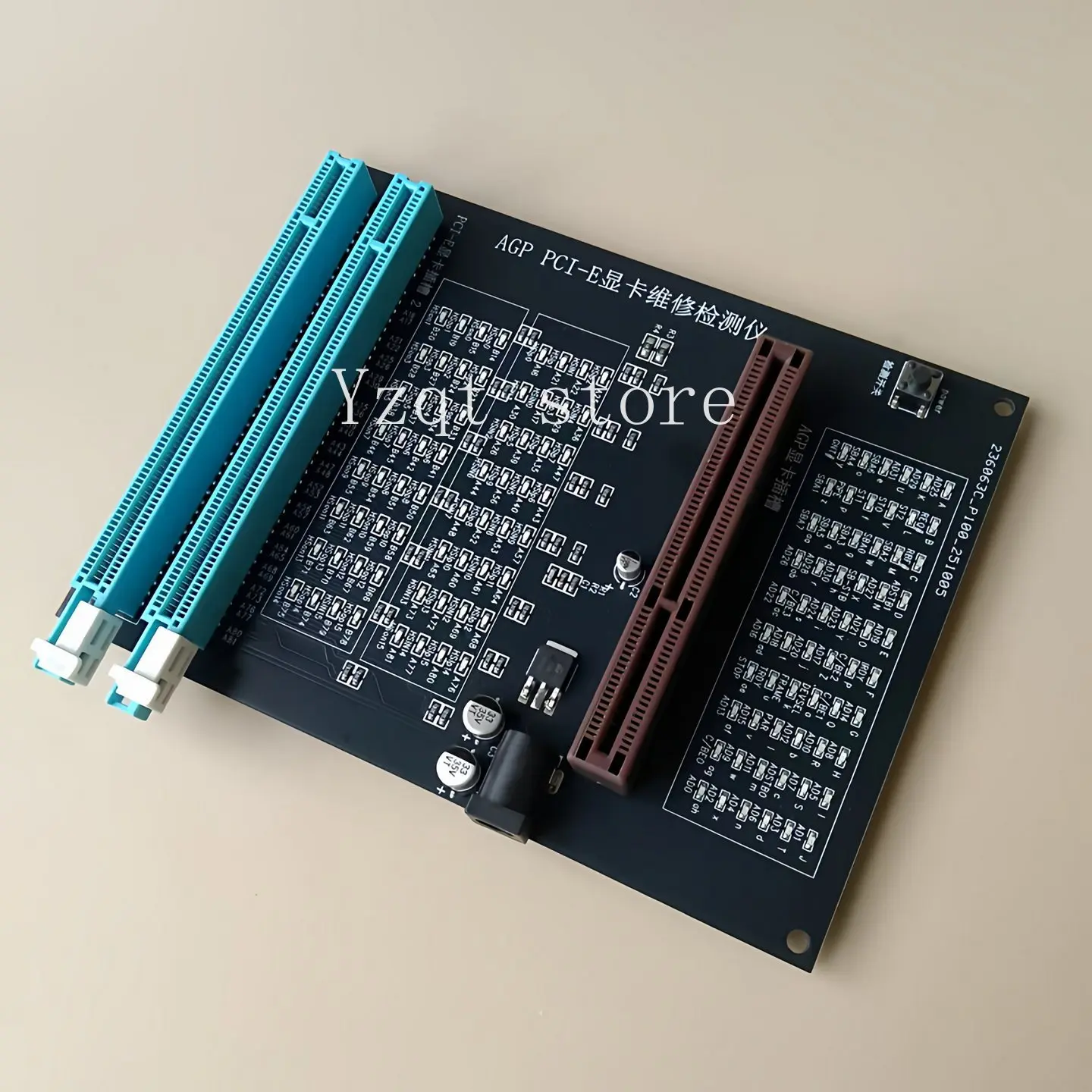 AGP PCI-E with light graphics card test repair tool professional 16X diagnostic card 12V power supply repair graphics card