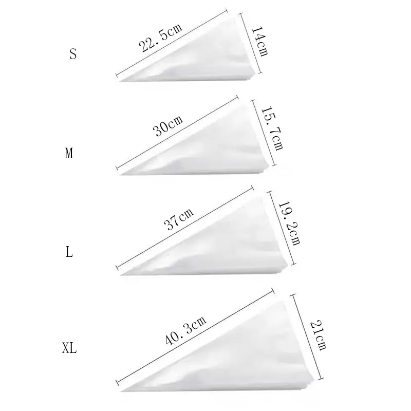 أكياس الأنابيب 100 قطعة أكياس الأنابيب الصغيرة القابل للتصرف أكياس الأنابيب المعجنات لأكياس الثلج كريم صقيع لتزيين كعكة الحلوى