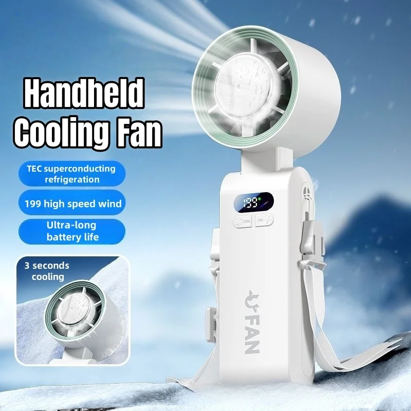 

Полупроводниковый быстрый охлаждающий вентилятор, 20000 об/мин, настольный шейный вентилятор, портативный кулер, 30 дБ, ультра тихий USB-вентилятор, уличный, жаркое лето