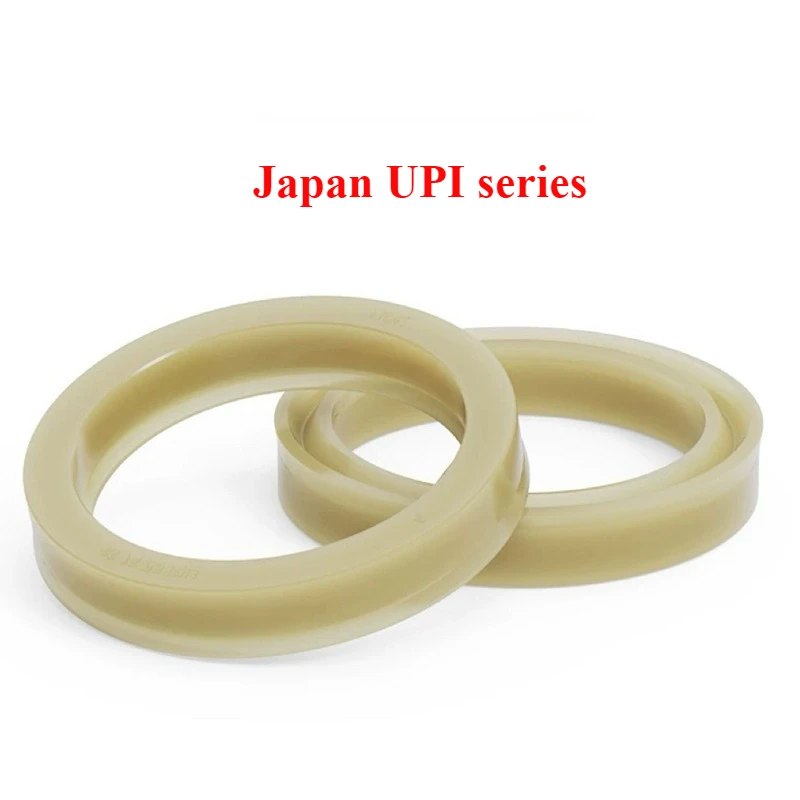 Japan UPI Series Hydraulic Oil Seal Polyurethane Material Sealing Gasket UPI 85~500mm, for Piston, Piston Rod, Hydraulic Rod