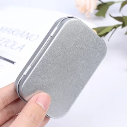 Survival Kit Tin Small Empty Metal Flip Storage Box Case Organizer For Money Coin Candy Key