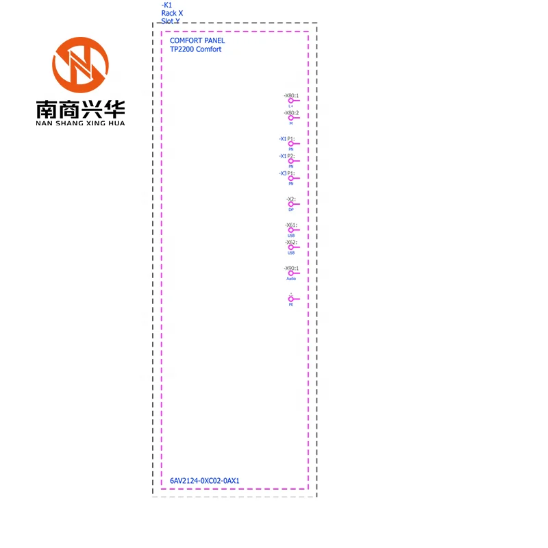 ใหม่ Original 6AV2124-0XC02-0AX1 HMI Touch หน้าจอ 6AV2124 Series 22 ในจอแสดงผล TFT