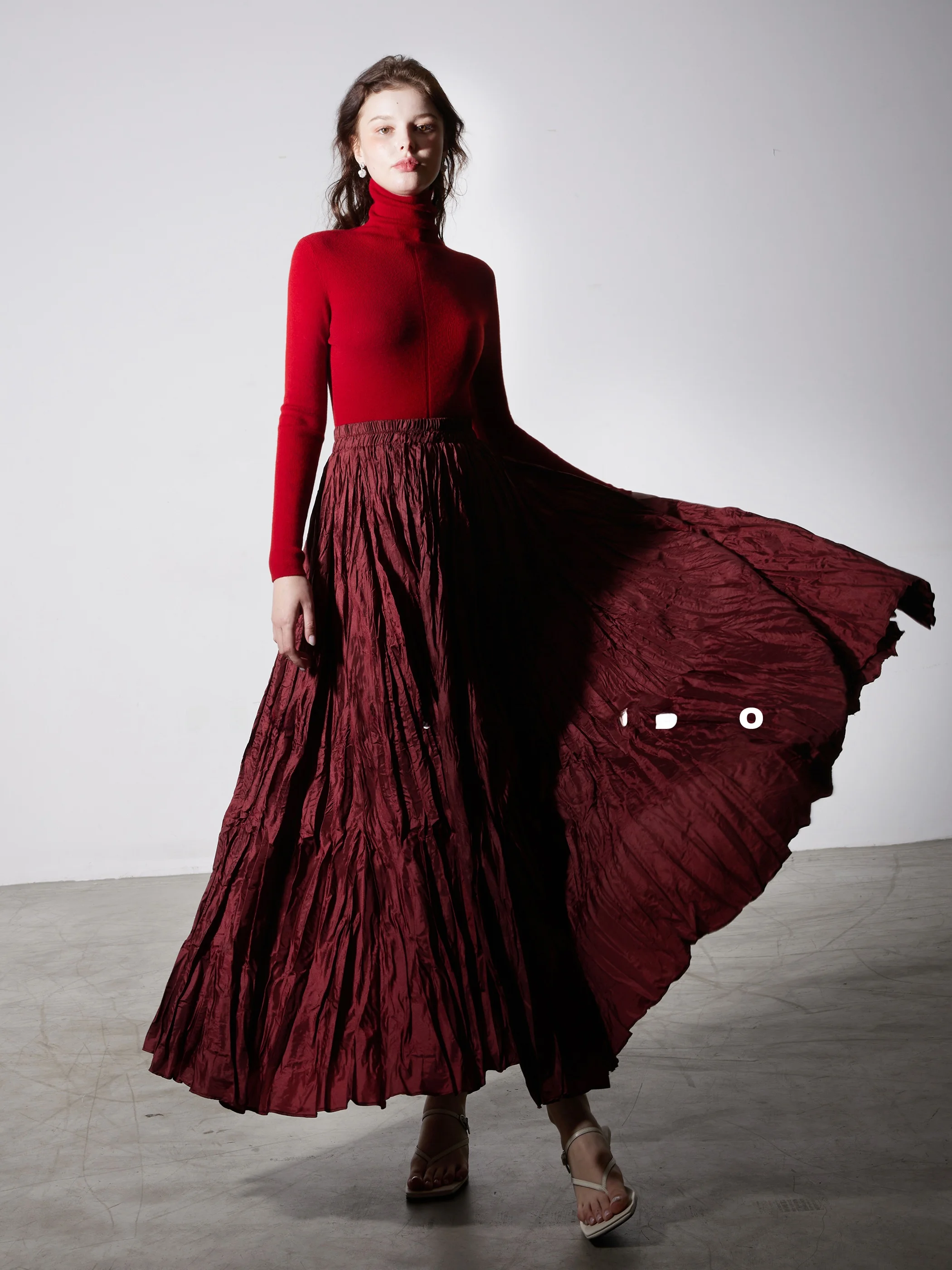 

Женский вязаный свитер Finocci Ultrine Soft Pure Wool Base из чистой шерсти, дышащий, приятный для кожи, с дизайном Autumn Cloud, тонкий, длинный, с рукавами-фонариками.