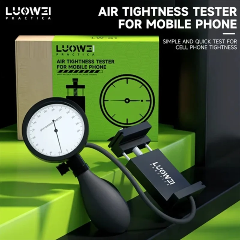 LUOWEI-Detector de hermeticidad LW-Q1 para teléfono móvil, herramienta de detección rápida de sellado de pantalla LCD, probador de hermeticidad de aire