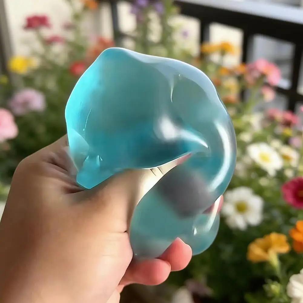 Blaue Maltose Squishy Spielzeuge Anti-Stress Sensorisches Fidget-Spielzeug Weiche Simulierte Transparente Blaue Maltose Langsam Zurückfederndes Entspannungsspielzeug