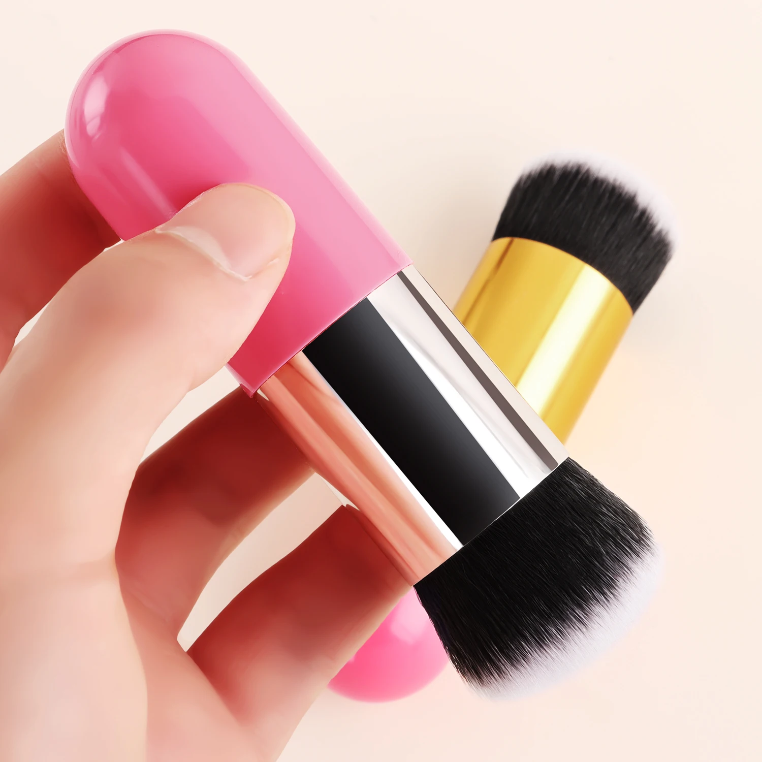パウダーブラッシャーファンデーションメイクアップブラシ修理パウダーブラッシャーブラシグラブパウダーフォースメイクアップフィッティング多機能ブラシビューティー