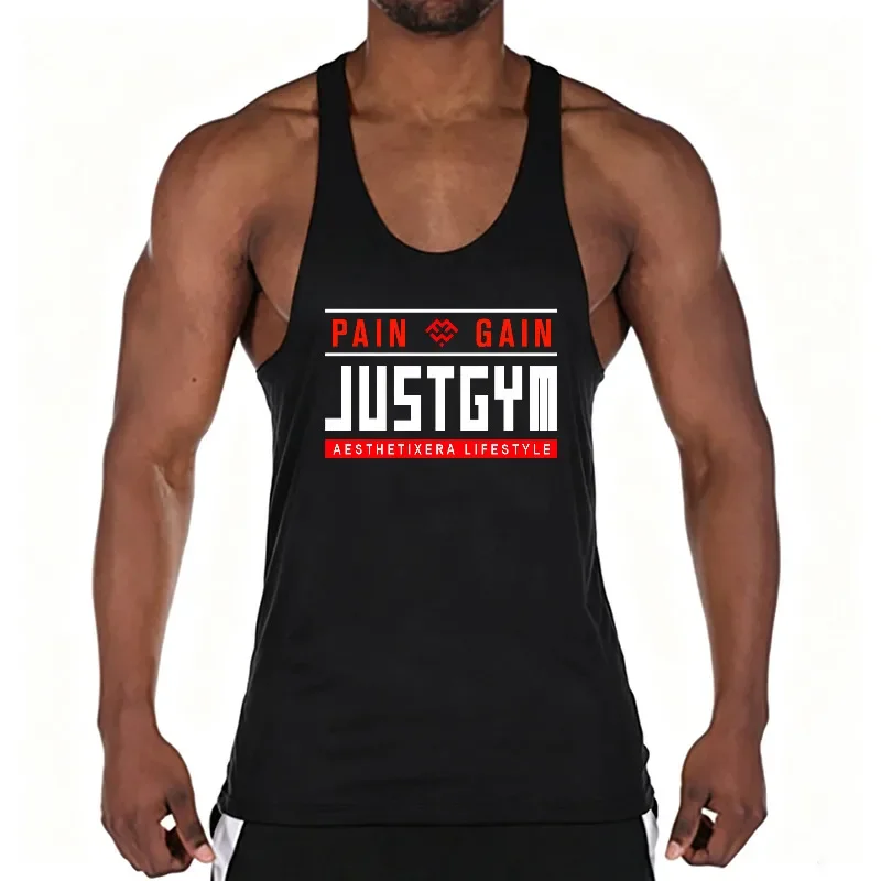 Men's Quick Dry Sleeveless Running Vests  Athletic Workout Tank Top Breathable Gym Singlet For Bodybuilding Fitness Sports