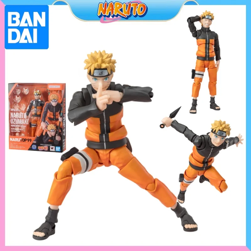 

In-stock Original Bandai NARUTO S.H.Figuarts SHF Uzumaki NARUTO New 99 Anime PVC Collector Action Figures Model Toys Doll Gift