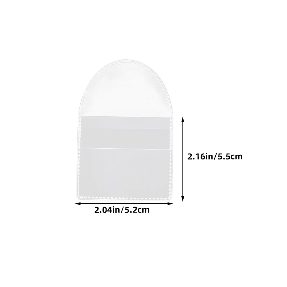 100Pcs Coin Collection Bag Transparent Pouches Wearresistant PVC Material Collector Gift Coin Storage Bag Transparent Pouches