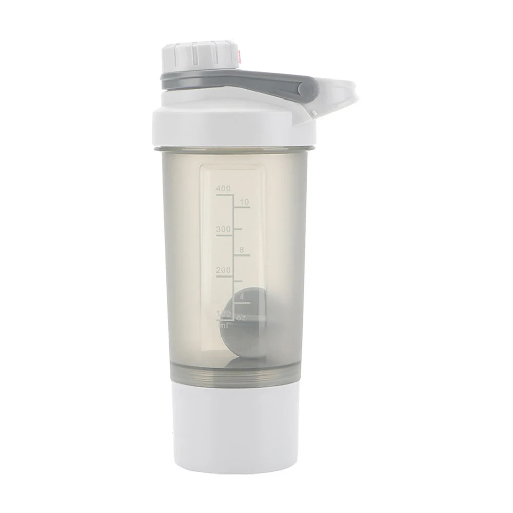 400ml shaker garrafa 1pc proteína shaker garrafa de plástico portátil garrafa de fitness para entusiastas de fitness atletas drinkware