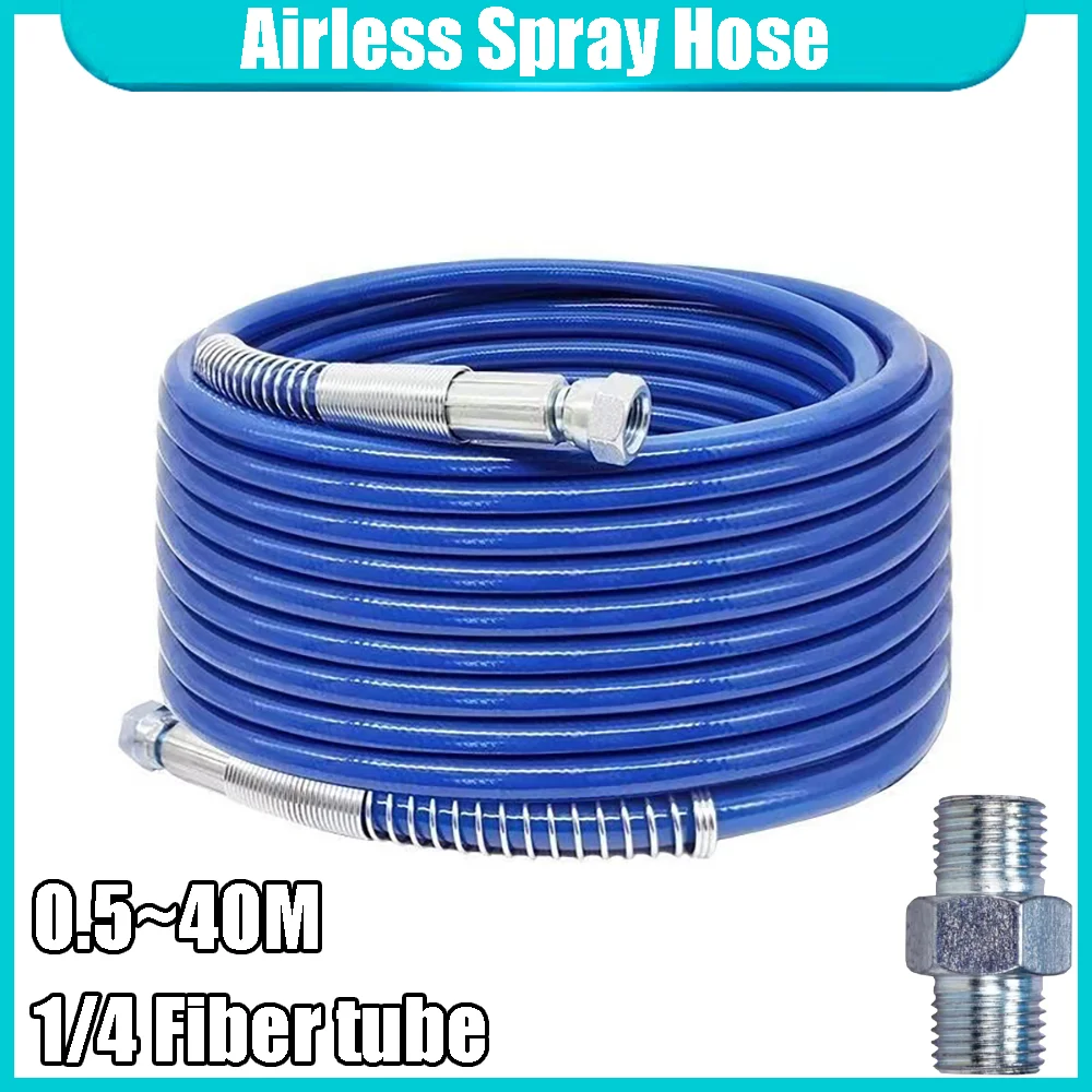 

0.5-40M Airless Spraying Hose 7250PSI Airless Spraying Machine Pressure Tube Latex Paint Putty Universal Double-Layer Fiber Tube