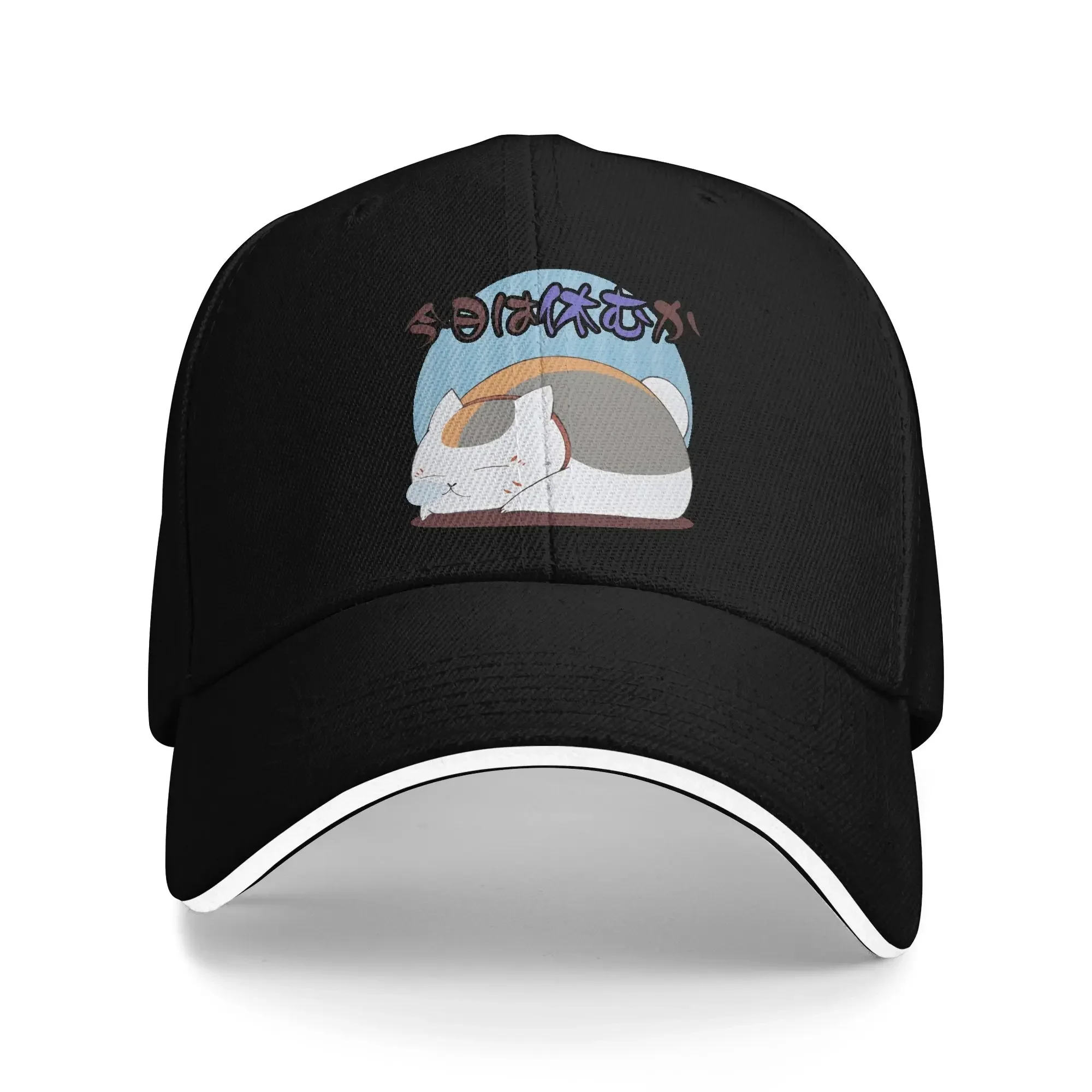 New Natsume's Book of Friends Madara Sandwich Baseball Caps Popular Nyanko Sensei for Men Women Adjustable Sun Cap Running Adult