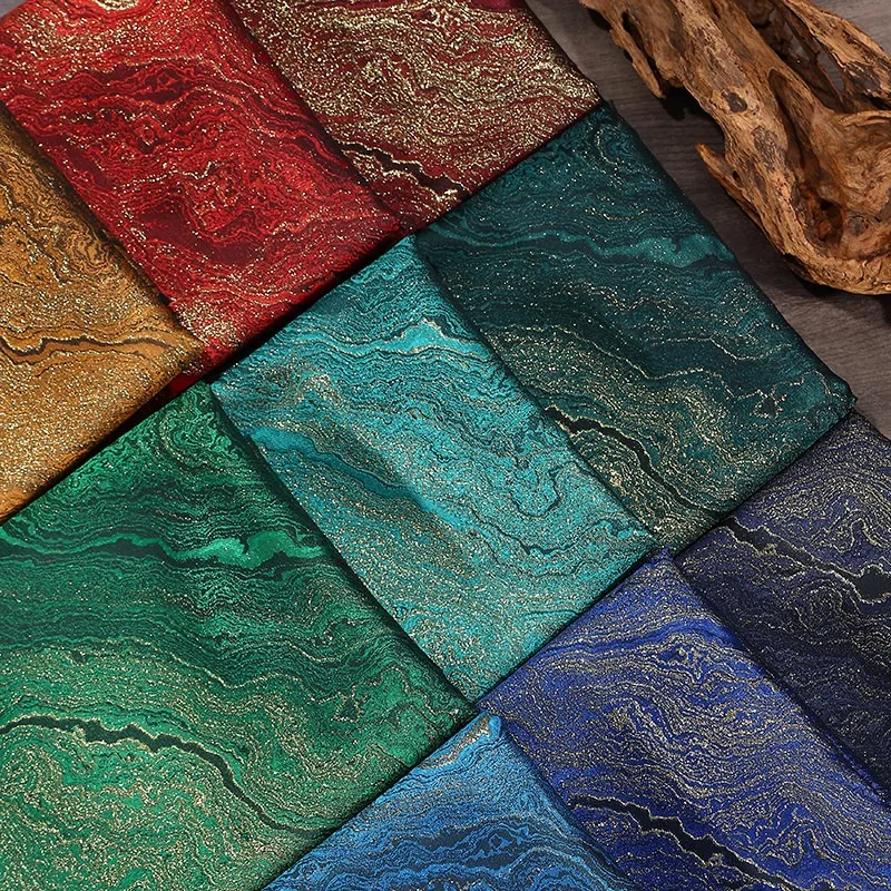 300x150cm Jacquard Fabric Brocade Polyester Material for Sewing Profile Outerwear Cloth Ethnic Style Clothing Designer Fabric
