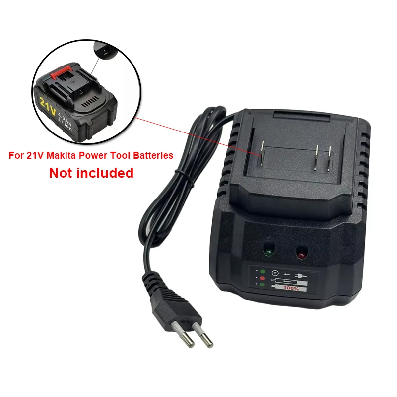 جديد ترقية لماكيتا نموذج شاحن 18 فولت 21 فولت الحفر الكهربائية المفتاح الكهربائي زاوية طاحونة شاحن أداة كهربائية شاحن بطارية #3