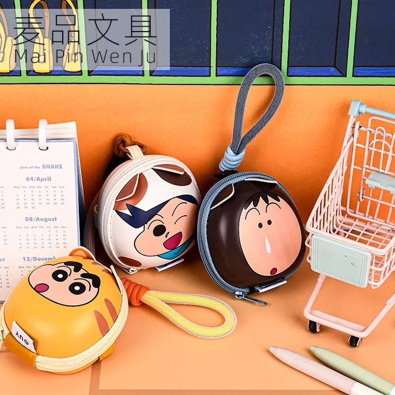 

Новый 12 шт./компл. аниме карандаш Шин-тян фигурки мини-кошелек для монет студенческий ручной кулон сумка для хранения детские игрушки подарки для фанатов