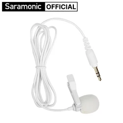 Saramonic SR-M1W 3.5mm TRS Lavalier Lapel Microphone for DSLR Cameras Camcorders Wireless Mic Youtube Recording Live Streaming