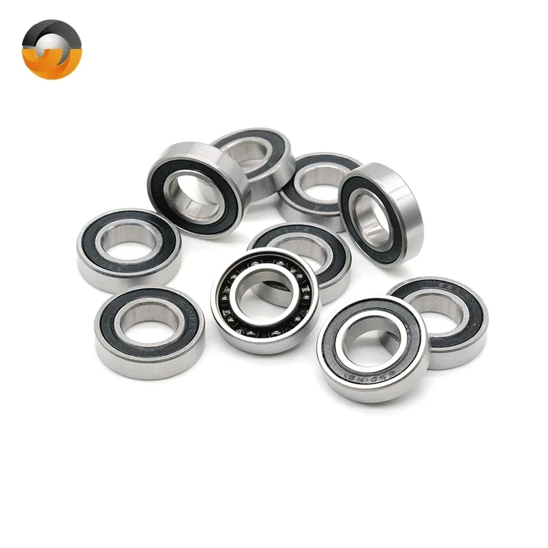 2PC 6901-2RS Bearing 12*24*6 mm ABEC-7 6901 RS Bicycle Hub Front Rear Hubs Wheel 12 24 6 Ceramic Balls Bearings