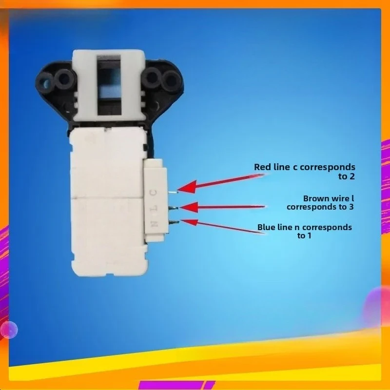 Adecuado para la cerradura de la puerta de la lavadora, interruptor de puerta XQG70-808 FM-B1201S-B1201W-K1279