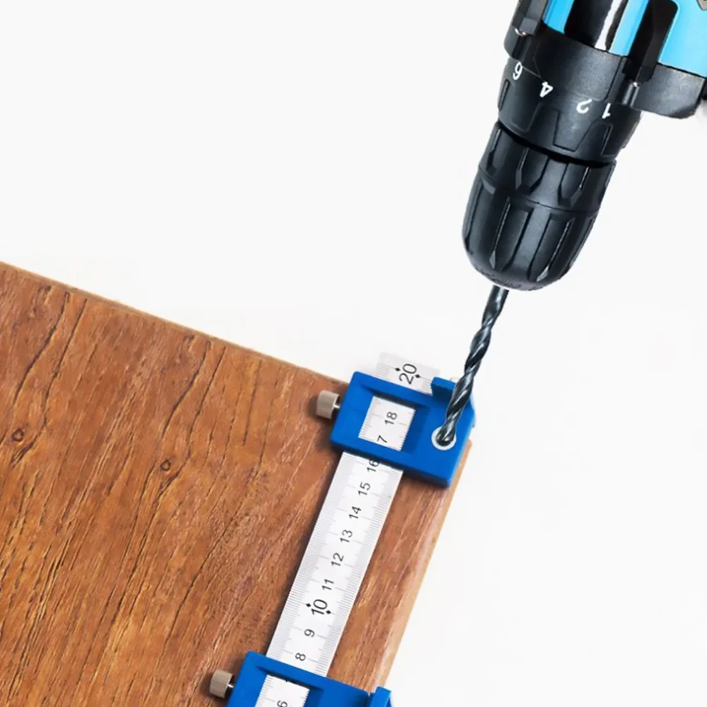 

Cabinet Wood Doweling Drilling Guide Puncher Drill Bit Set Accurate Positioning Quick Punching Tool Adjustable Punch