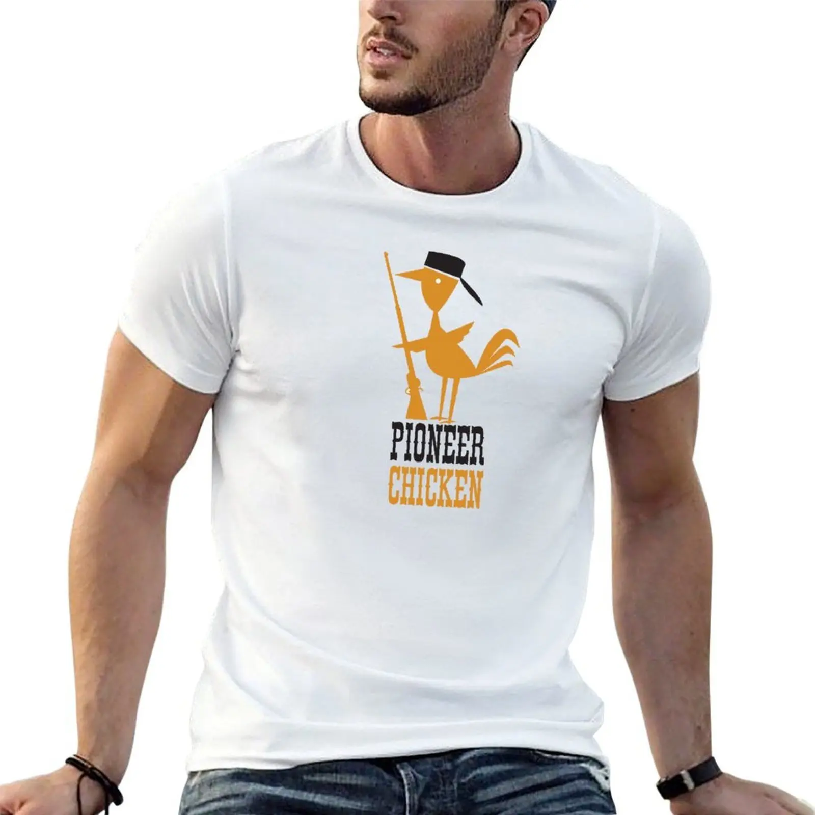 

Pioneer Chicken T-Shirt man t shirts graphic man t shirts high quality luxury brand T-Shirt