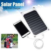 Excellway Portable Solar Panel USB Charger 10W Power Bank Outdoor Hiking Camping Portable Battery Mobile Phone Charging Bank