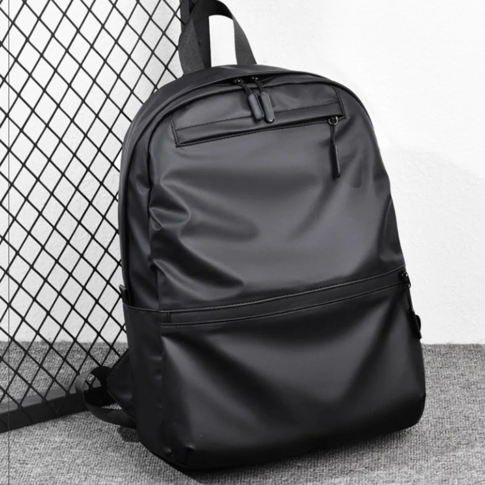 Mode Große Kapazität Männer Rucksack Multi-tasche Schwarz Reise Rucksack Wasserdichte Freizeit Student Schule Tasche Streetwear