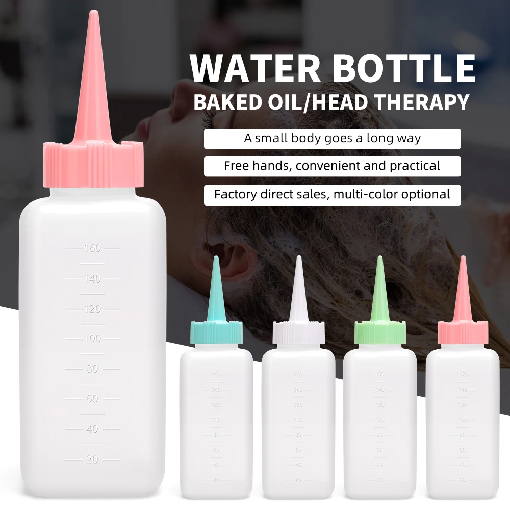 160ml Hair Cleaning Bottles Empty Shampoo Applicator Bottle Hair Dye bottle Washing Pot Cleaning Salon Hair Care Accessories