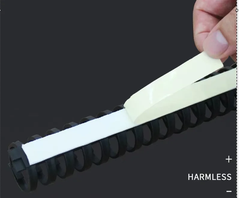 510 مللي متر قنوات الأسلاك المرنة البيضاوية أحجام من أنابيب الصياد ذاتية اللصق نوع قنوات الأسلاك مخصصة رخيصة كابل القناة