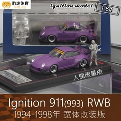 Ignition Model  IG 1:64 RWB 911 993  Diecast Model Car Kids Toys Gift