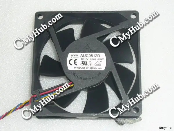 For ASUS 13G075178071H2 Delta Electronics AUC0812D A7M85 DC12V 0.70A 8CM 80mm 80X80X25mm 4Pin Cooling Fan AUC0812D A7M85