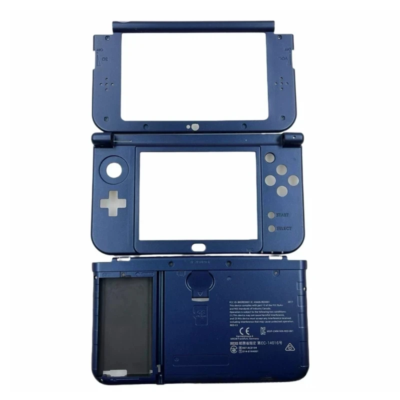 Replacement Middle Case Housing Shell Kit For New 3DS LL XlLTop & Middle Frame Cover Repair Part For New 3DSXL Console Faceplate