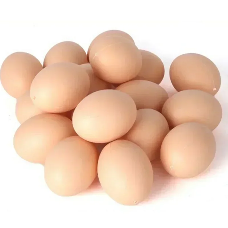 Montessori 1/10Pcs Chicken House Small Fake Eggs Farm Animal Supplies Cages Accessories Guide Chicken Nest Egg Painting