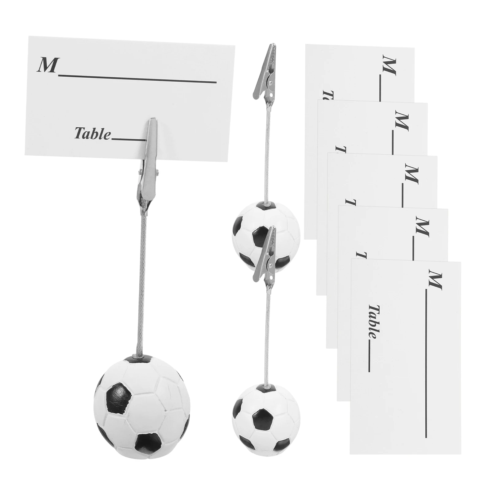 

3 Pcs Ball Shaped Memo Clip Photo Holders Desktop Golf Paper Name Cards Resin Clip Sporty Design Exquisite Craftsmanship