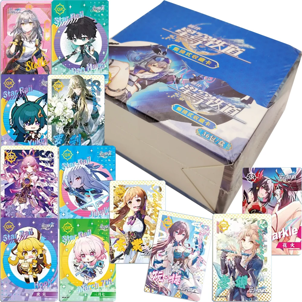 Classic Game Honkai Star Rail‌ Collection Card High Definition Craft Characters Treasure Peripheral Cards Perfect Holiday Gifts