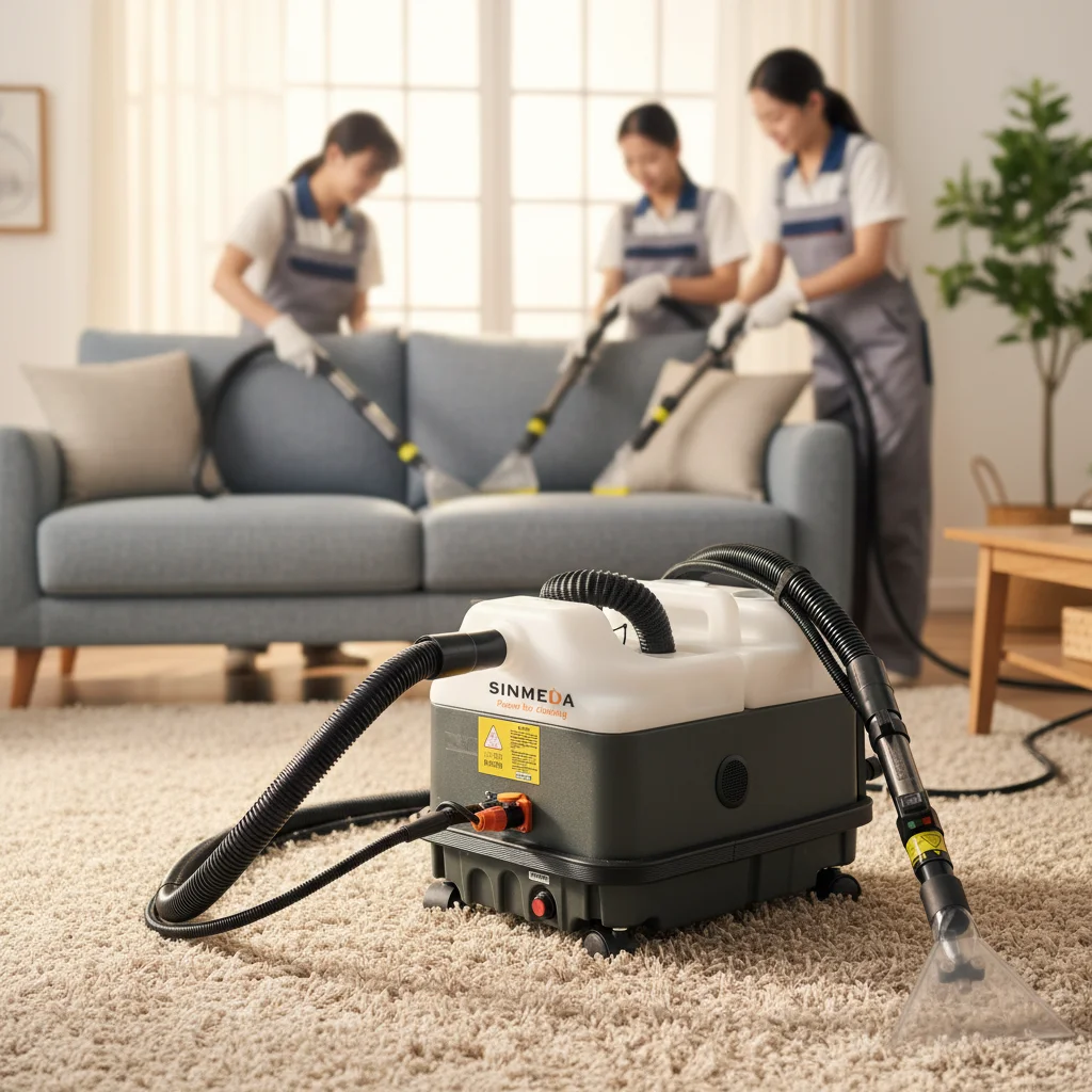 

SINMEDA EB-9S Steam Version Electric Steam Hot Water Carpet Cleaning Machine Extractor Rotary Car Washer Components-Pump Engine
