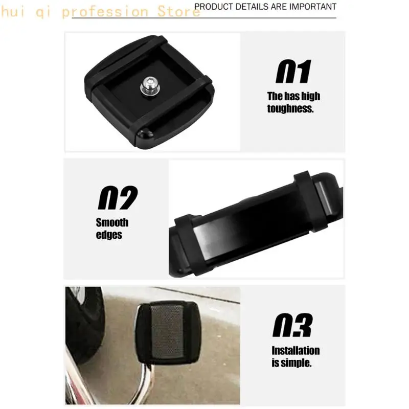 Motorrad-Bremsstufenabdeckung in Schwarz für besseren Fußkontakt H8WE – Detail 9