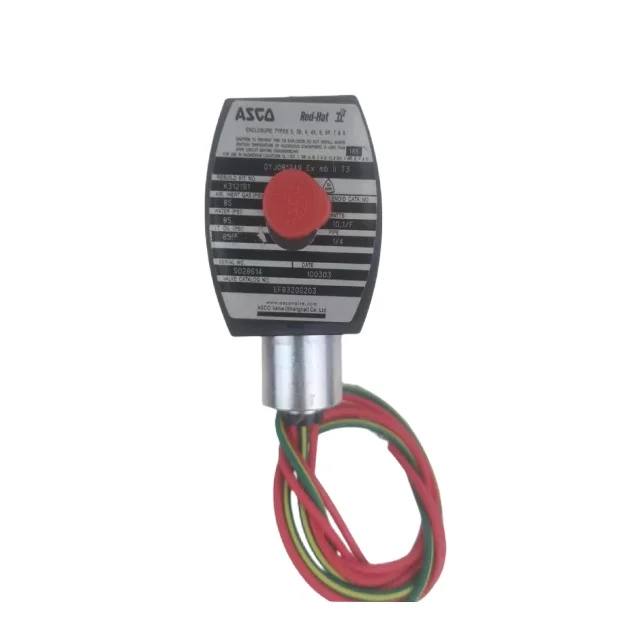 

ASCO 238714-006-024/DC 1/4NPT 3 Way - 3/2 Normally Closed Type EF8320G203 Solenoid Valves