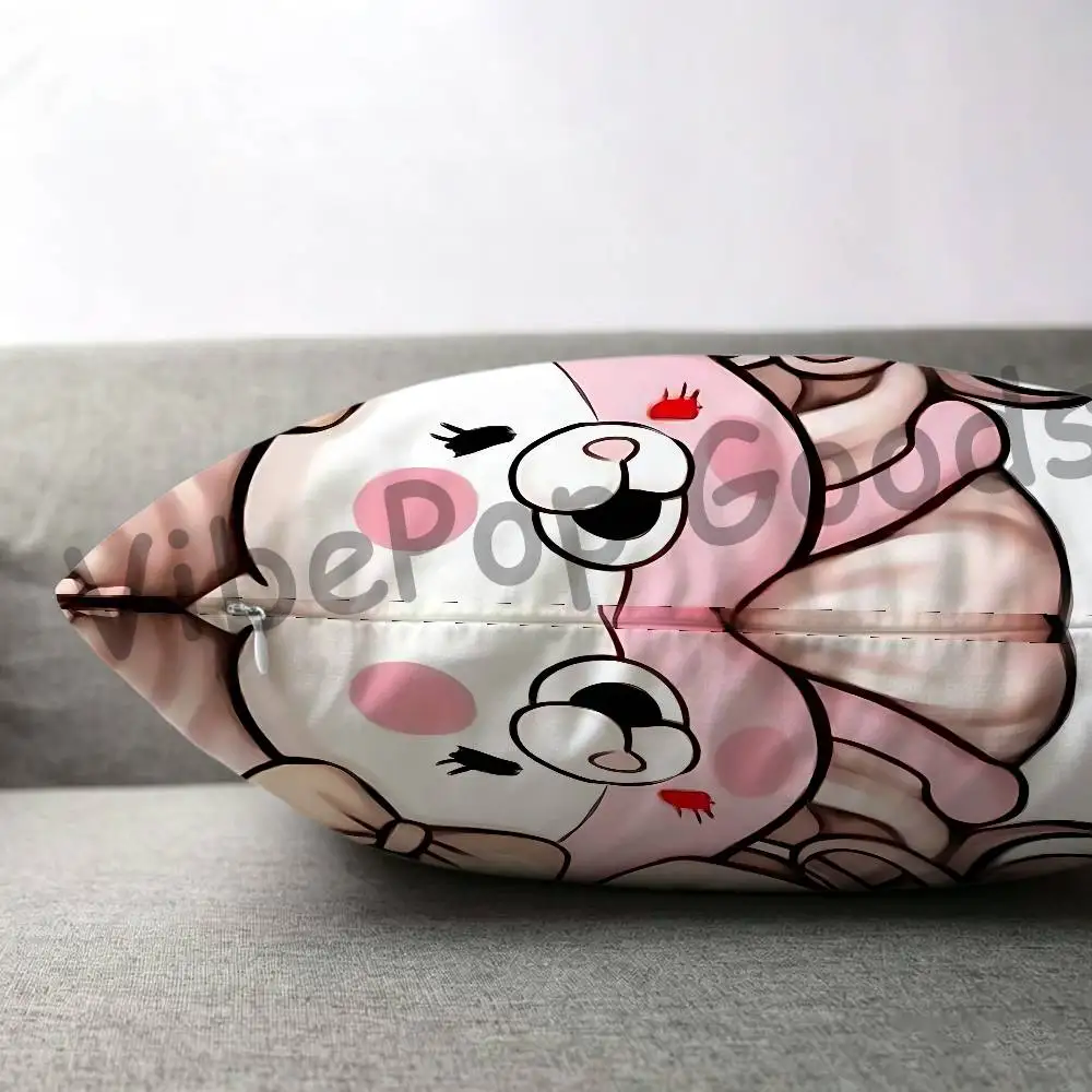 C-Chiaki Nanami Nagito K-Komaeda K-Komahinanami Double Sided Print Soft Throw Pillow Cover Washable RV Camper Interior No Insert