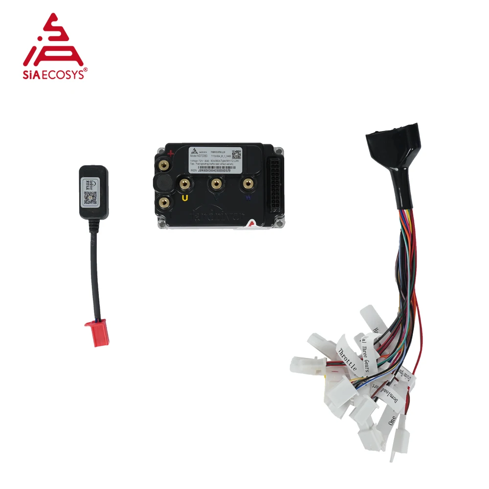 FARDRIVER ND72260 Mini12 72V 260A BLDC Hall Programmable Controller for 1500W Motorcycle Tiny High-Power Motor Control Module