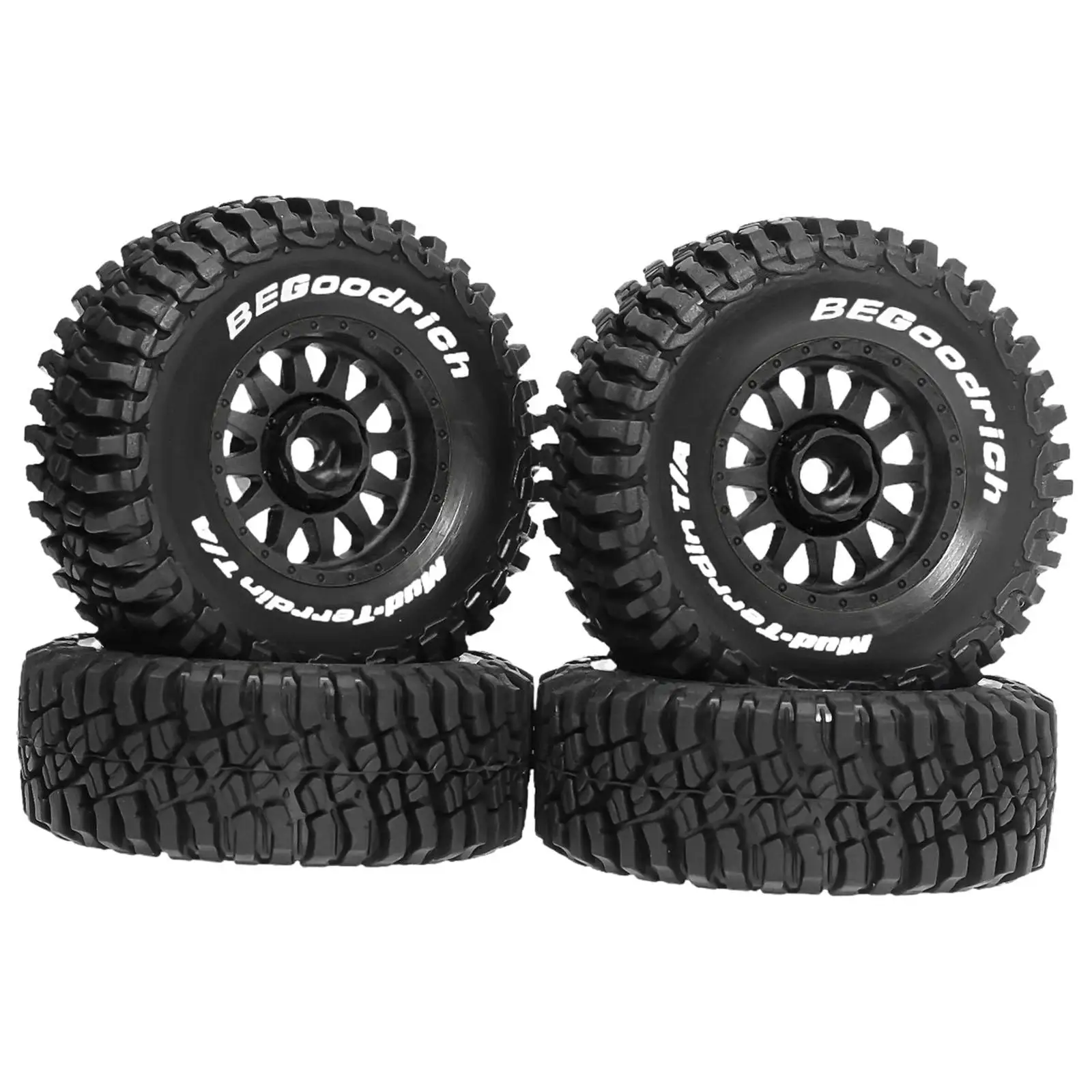 

Комплект усиленных шин для радиоуправляемых машинок-краулеров (масштабы 1:14, 1:16) с высоким сцеплением, прочные сменные колеса